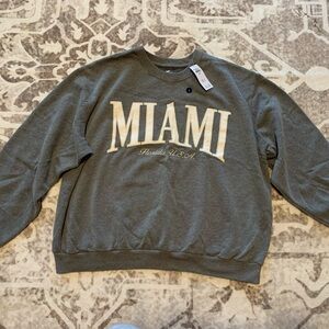 Gray Miami Sweatshirt